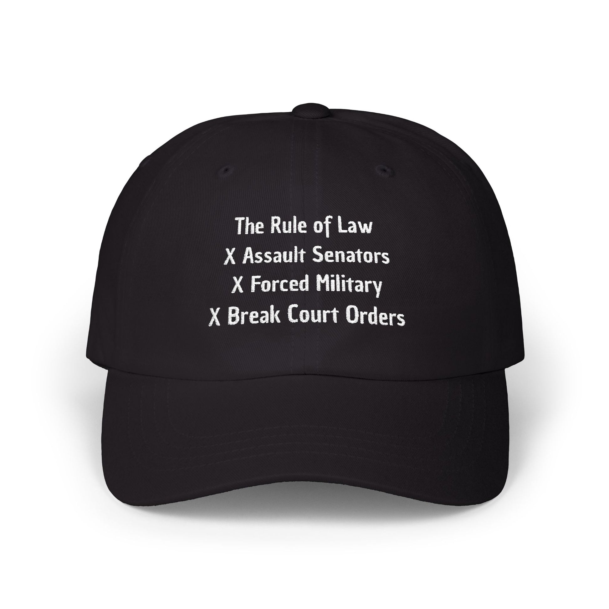 The Rule of Law Cap