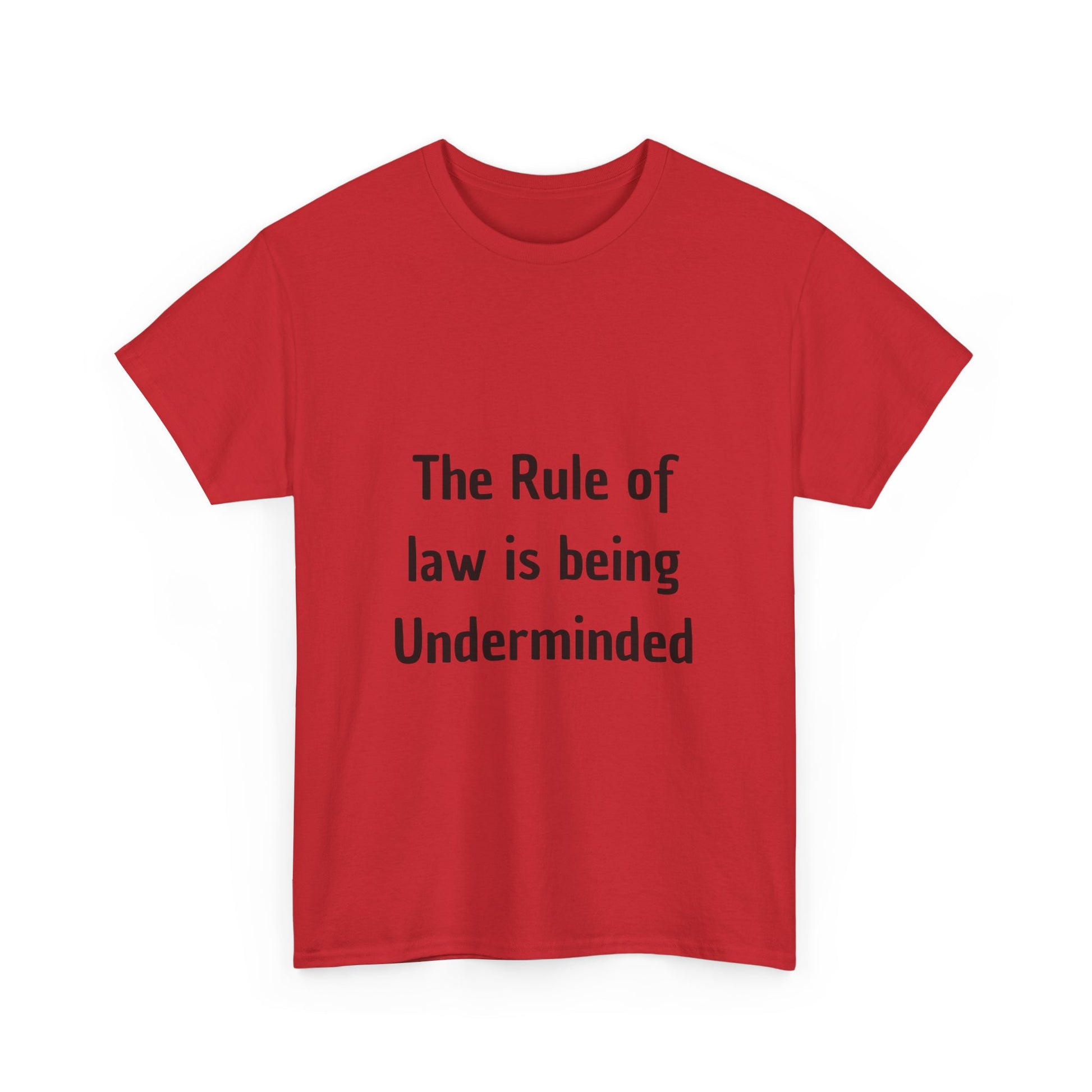 The Rule of Law Is Being Undermined T-Shirt